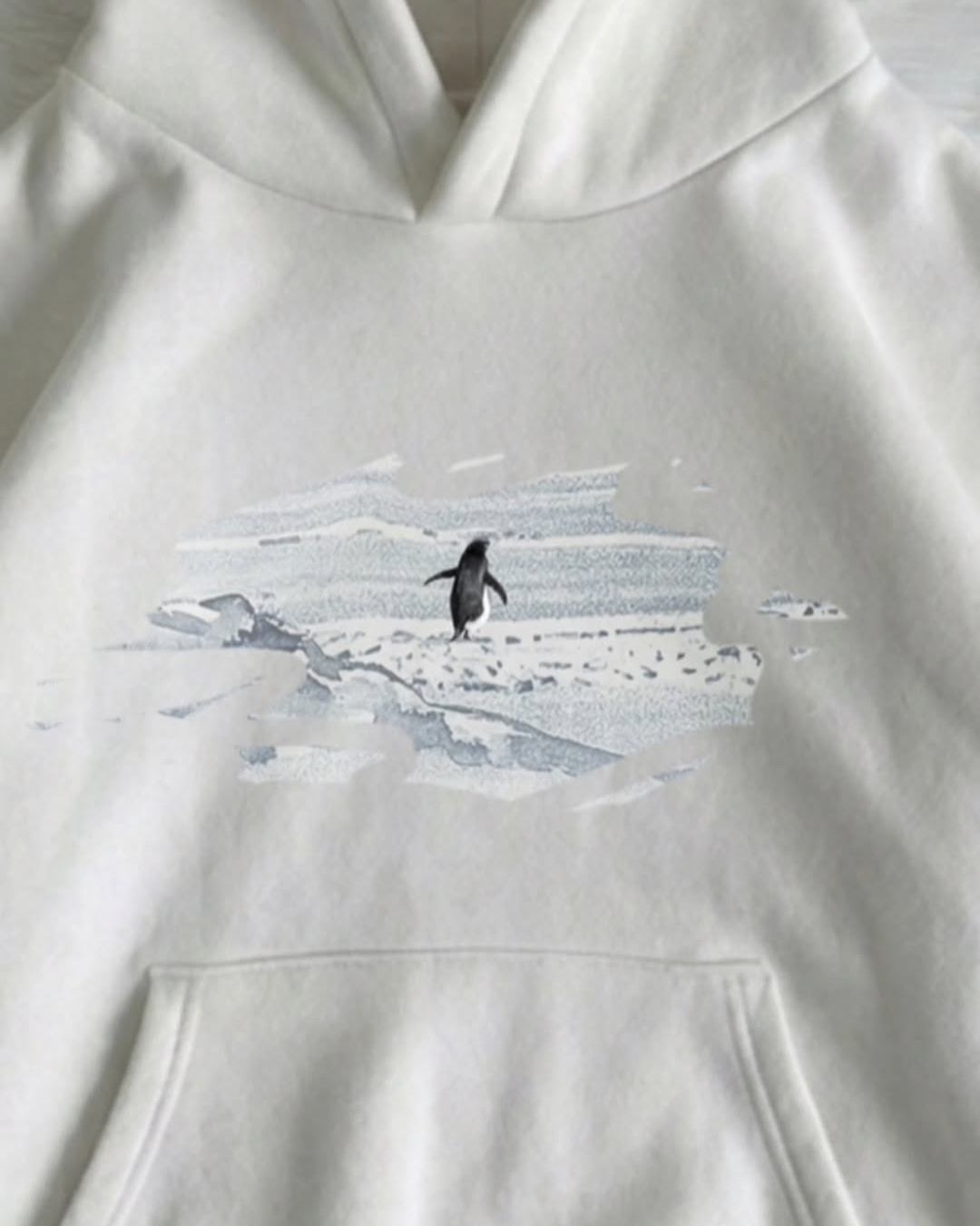 The Penguin Hoodie - Off White - Gleame