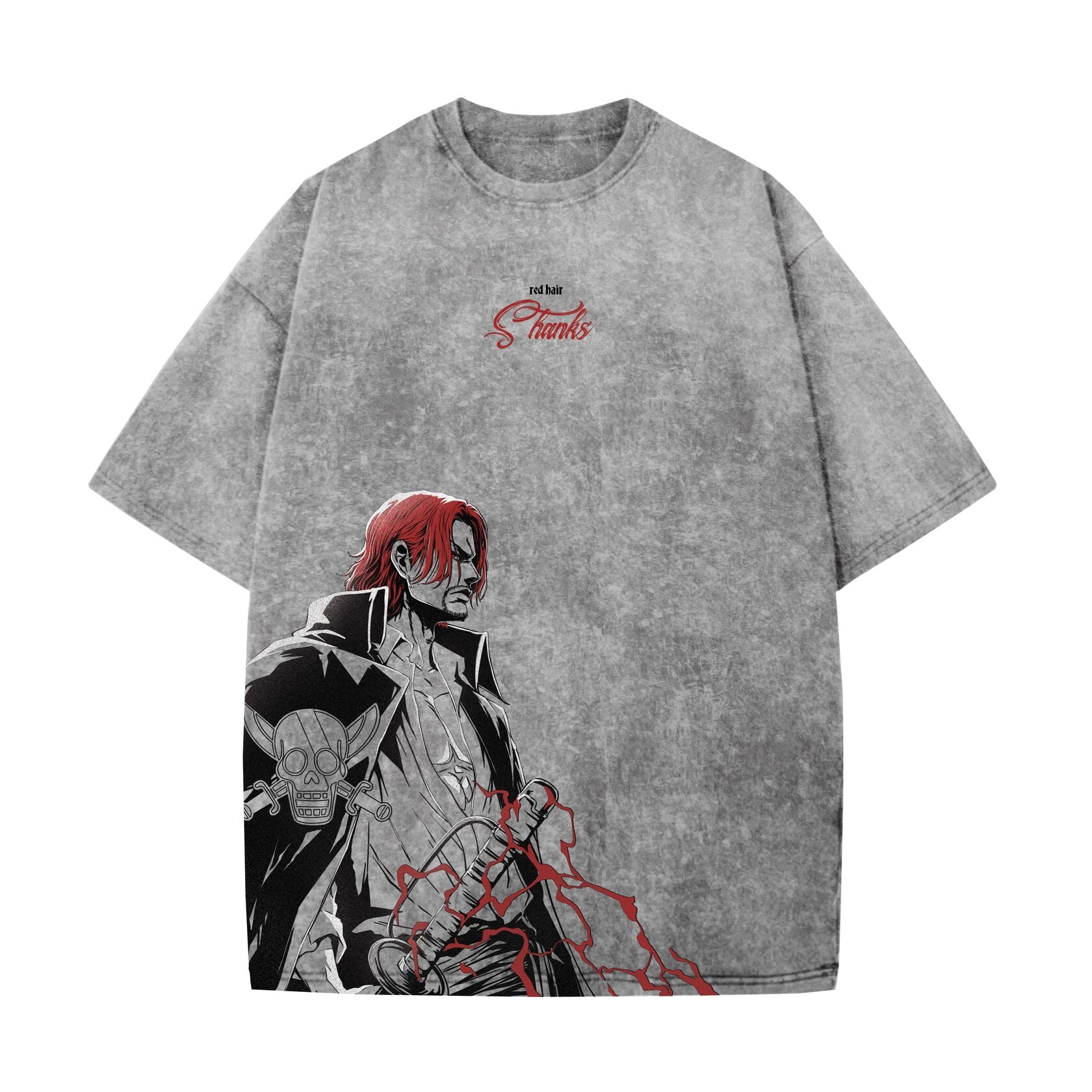 Acid Wash Shanks Oversized T-Shirt | One Piece