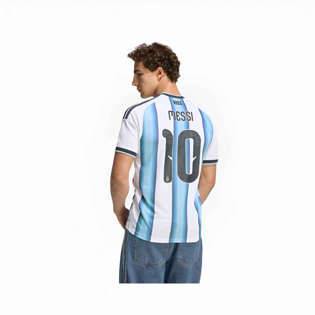Argentina World Cup Messi Jersey (Embroidery)