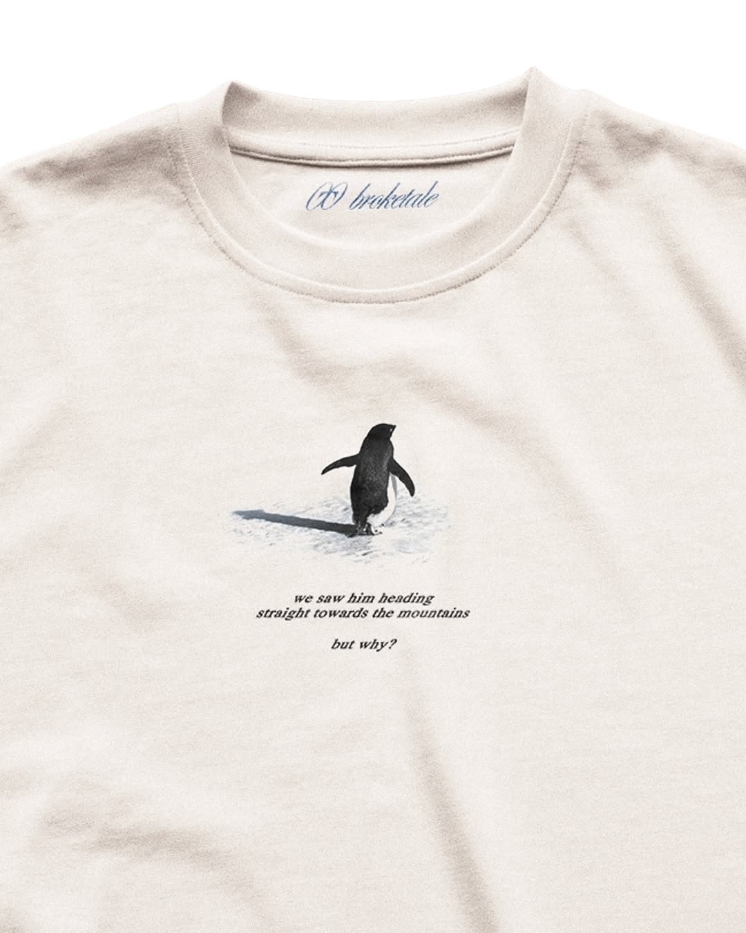 The Penguin T-shirt - Off White - Gleame