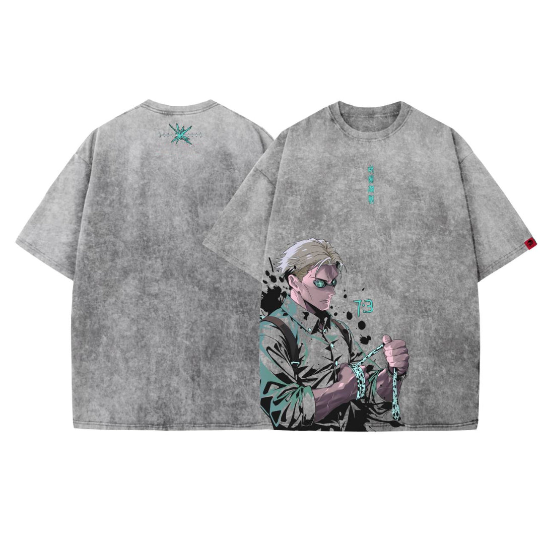 Acid Wash Nanami Oversized T-Shirt | Jujutsu Kaisen