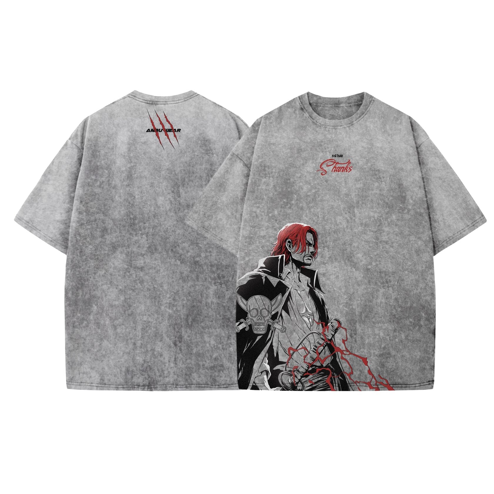 Acid Wash Shanks Oversized T-Shirt | One Piece