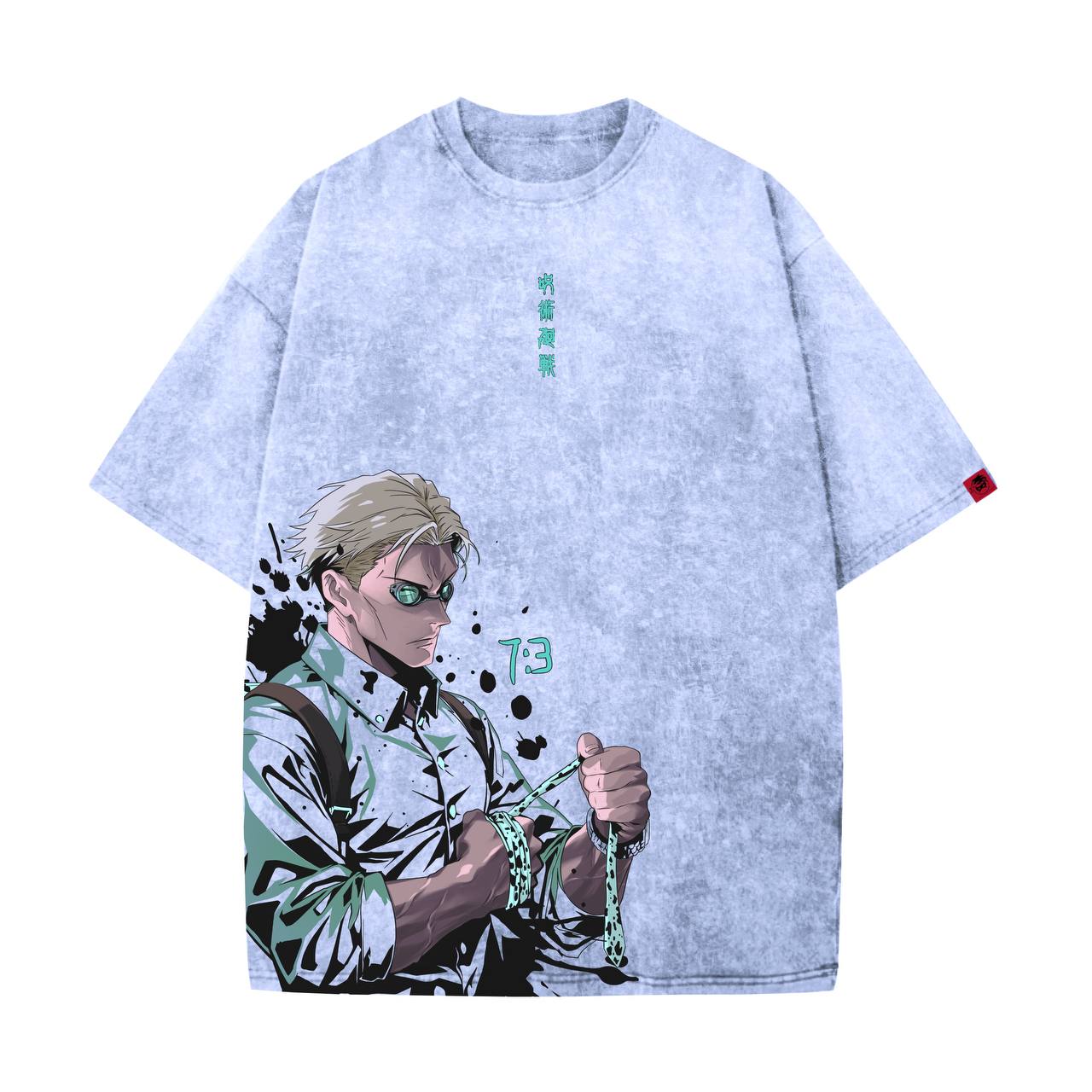 Acid Wash Nanami Oversized T-Shirt | Jujutsu Kaisen