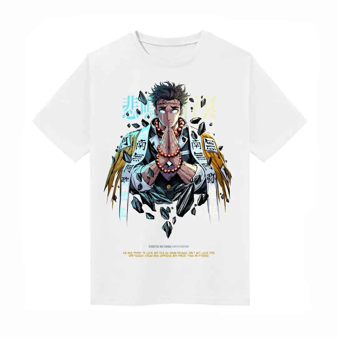 Gyomei Oversized T-Shirt | Demon Slayer