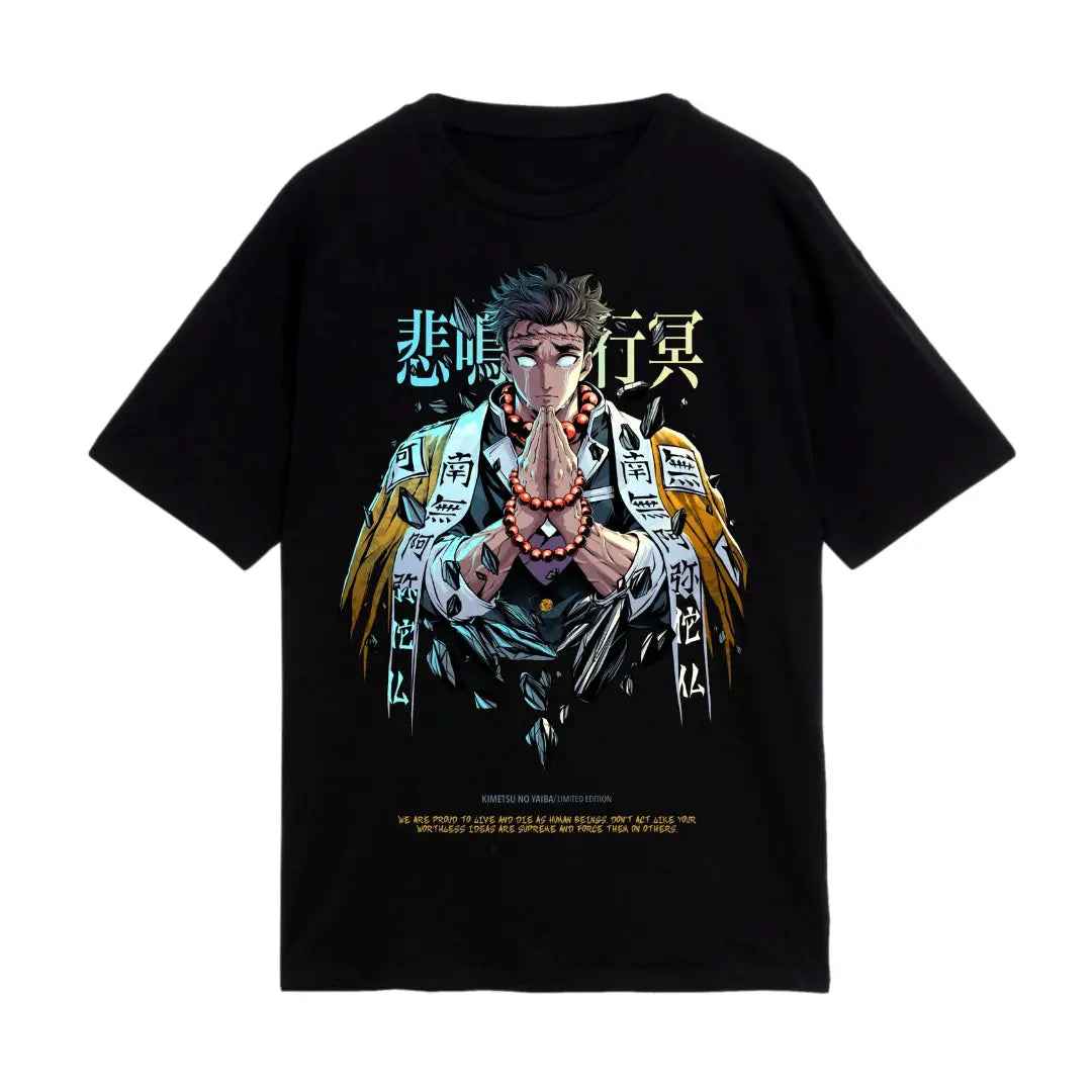 Gyomei Oversized T-Shirt | Demon Slayer