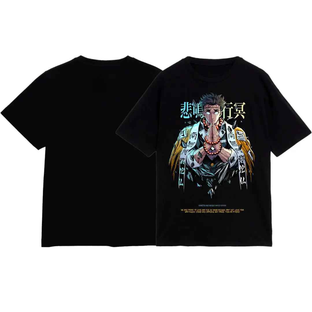 Gyomei Oversized T-Shirt | Demon Slayer