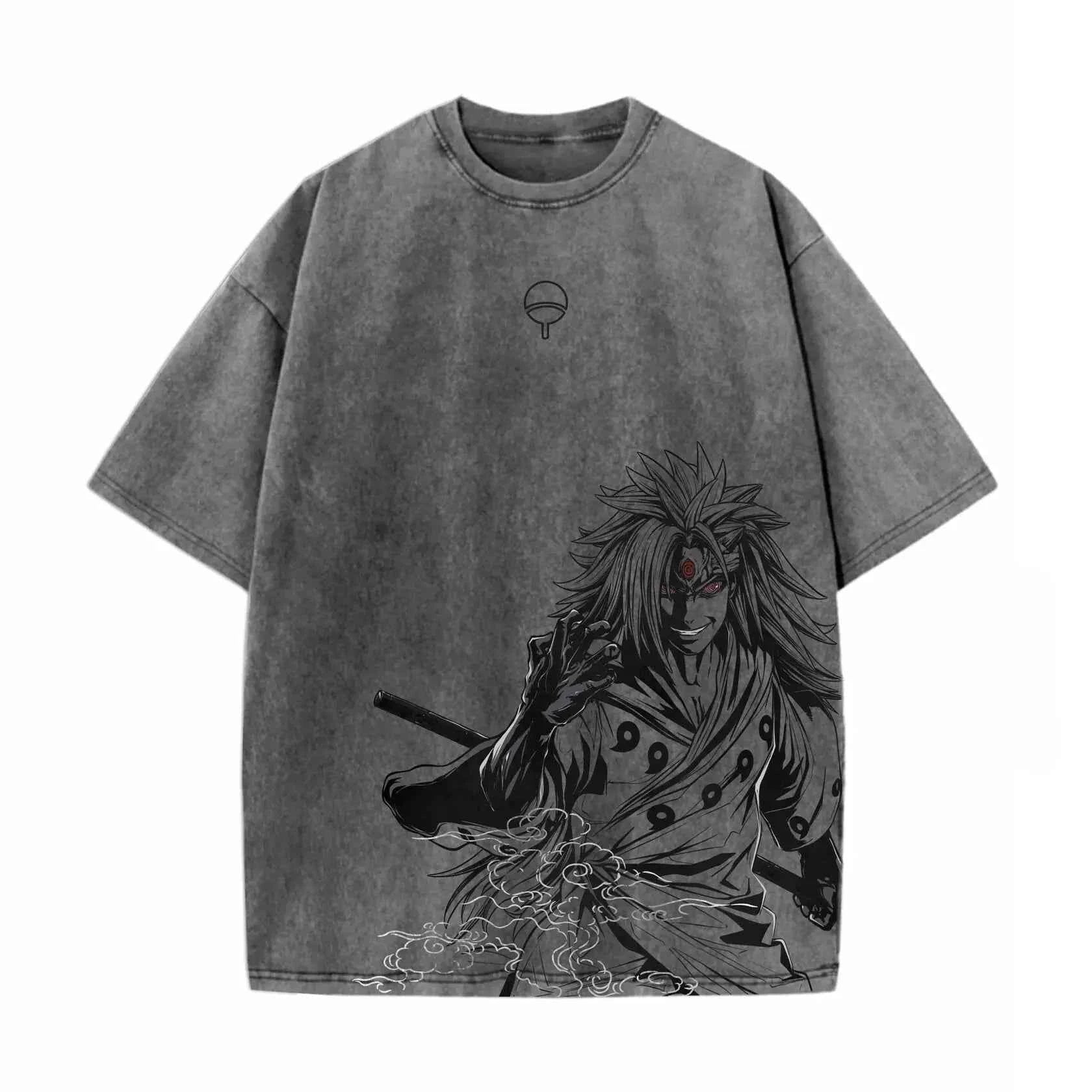 Acid Wash Rikudo Sennin (Sage of Six Paths) Oversized T-Shirt | Naruto