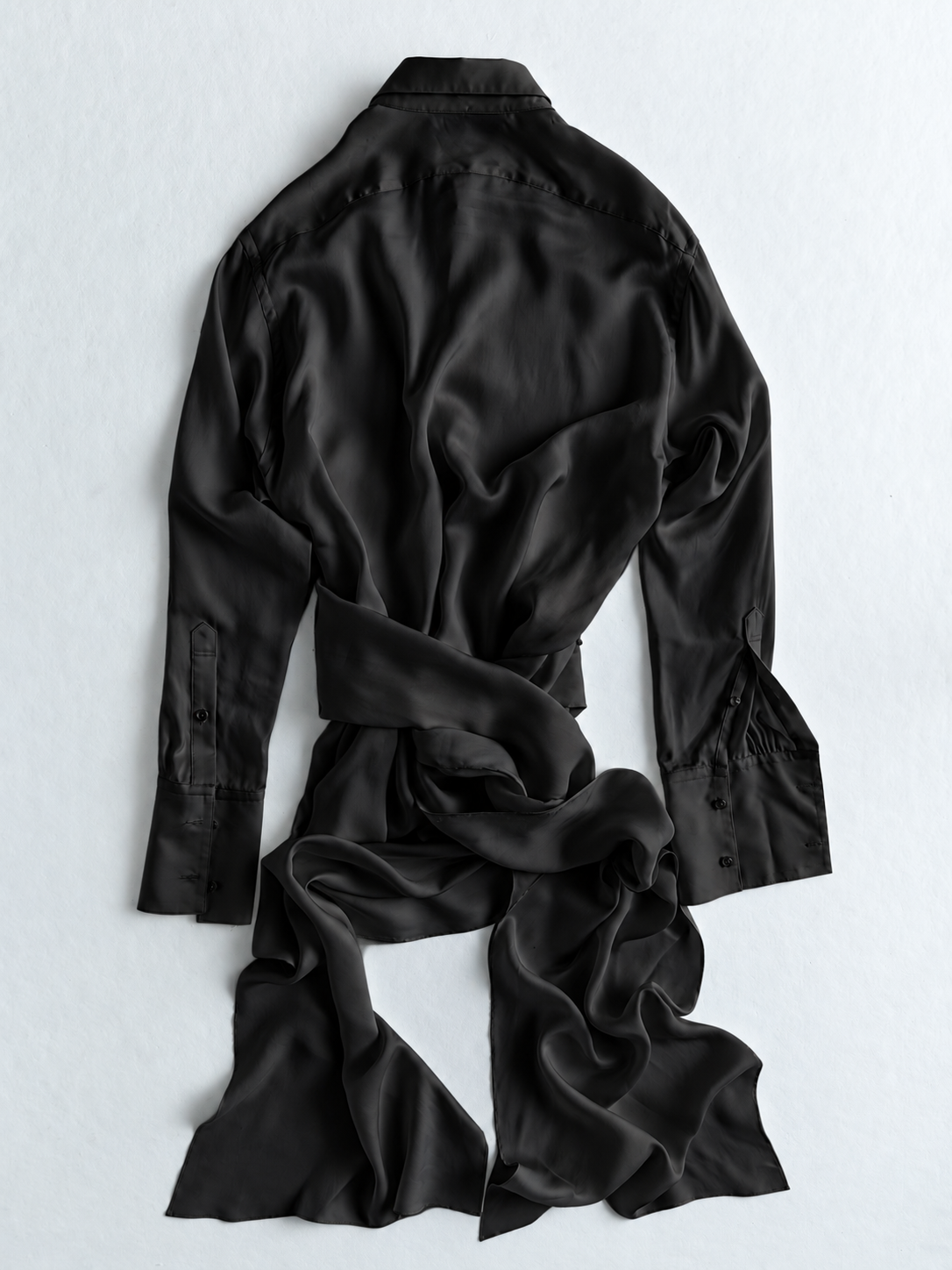 FRAN SHIRT - BLACK CUPRO