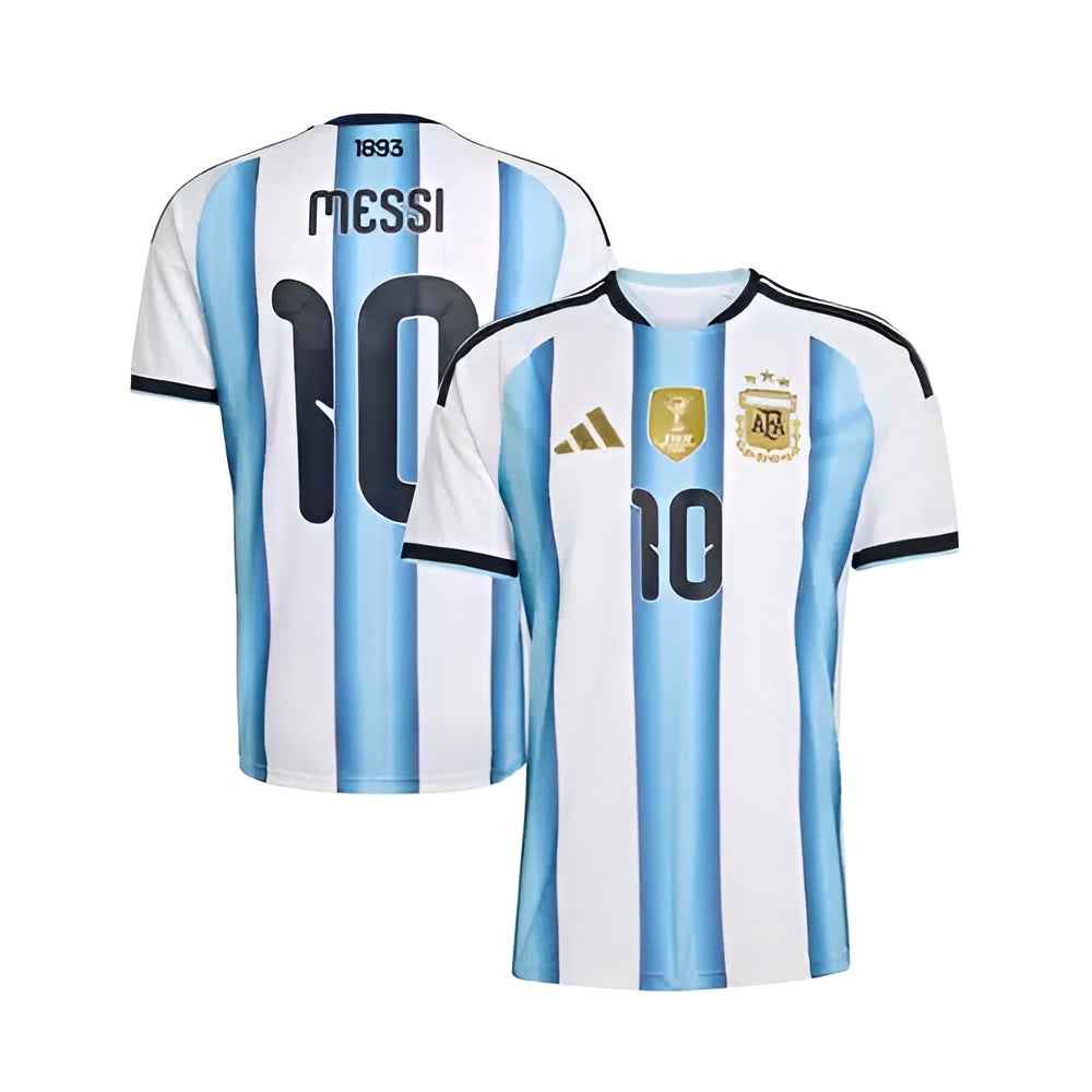 Argentina World Cup Messi Jersey (Embroidery)