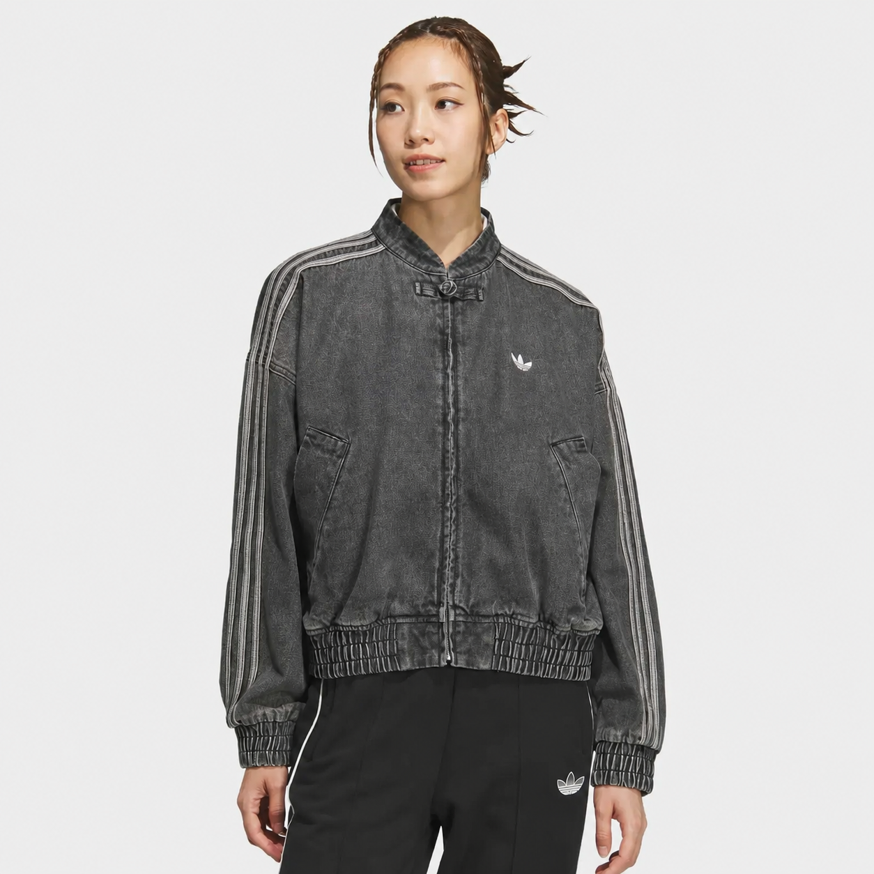 Vintage Washed Denim CNY Oversized Unisex Jacket - Gleame