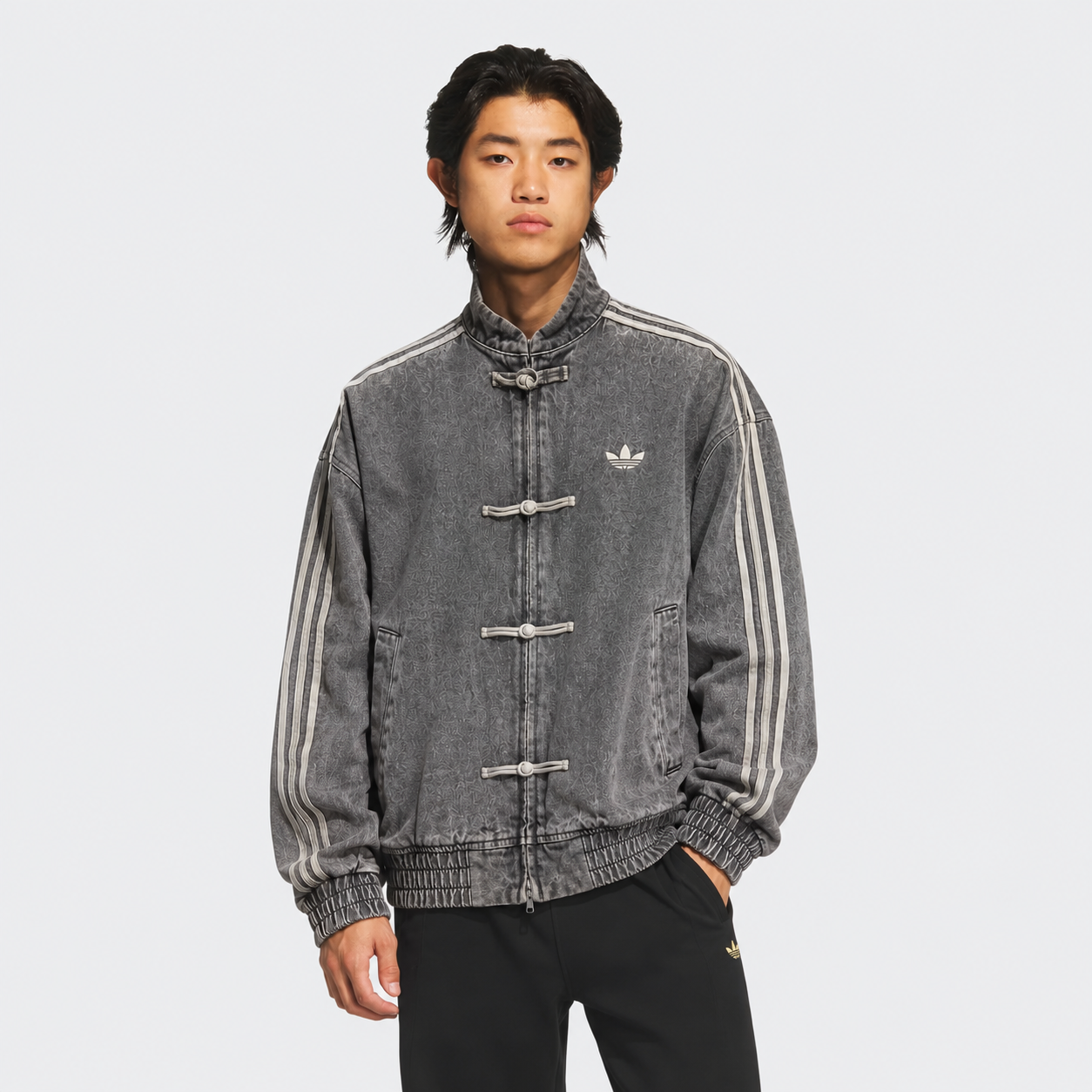 Vintage Washed Denim CNY Oversized Unisex Jacket - Gleame