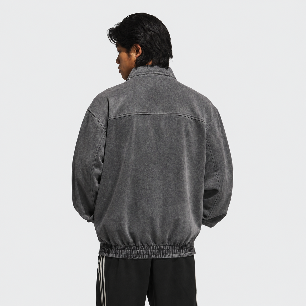 Vintage Washed Denim CNY Oversized Unisex Jacket - Gleame