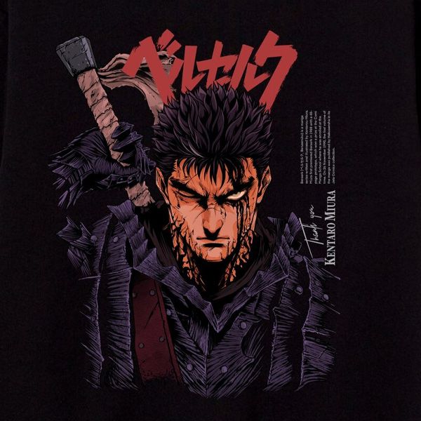 Acid Wash Guts Oversized T-Shirt | Berserk
