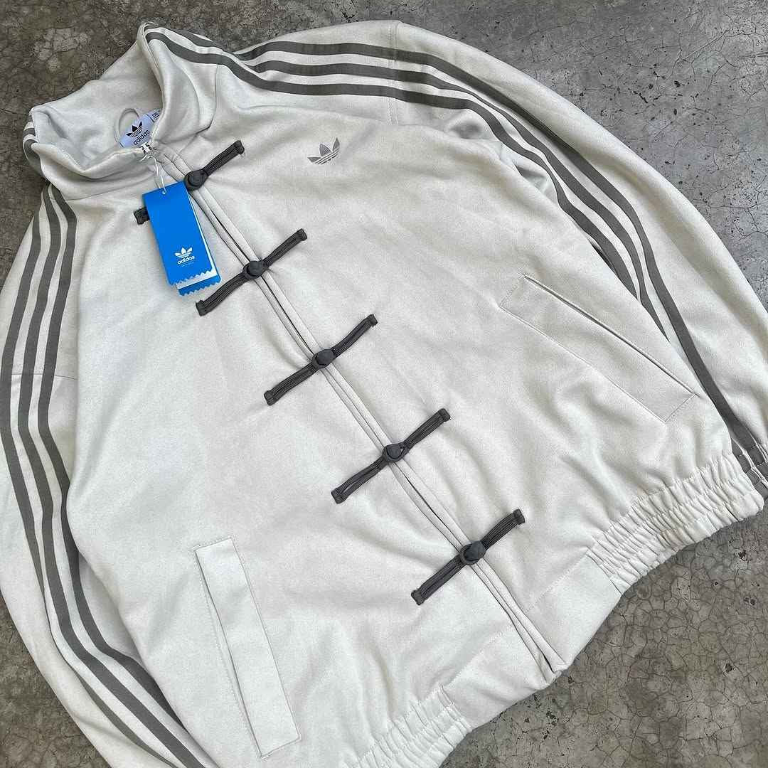 CNY-Inspired Premium White Suede Streetwear Jacket - Gleame