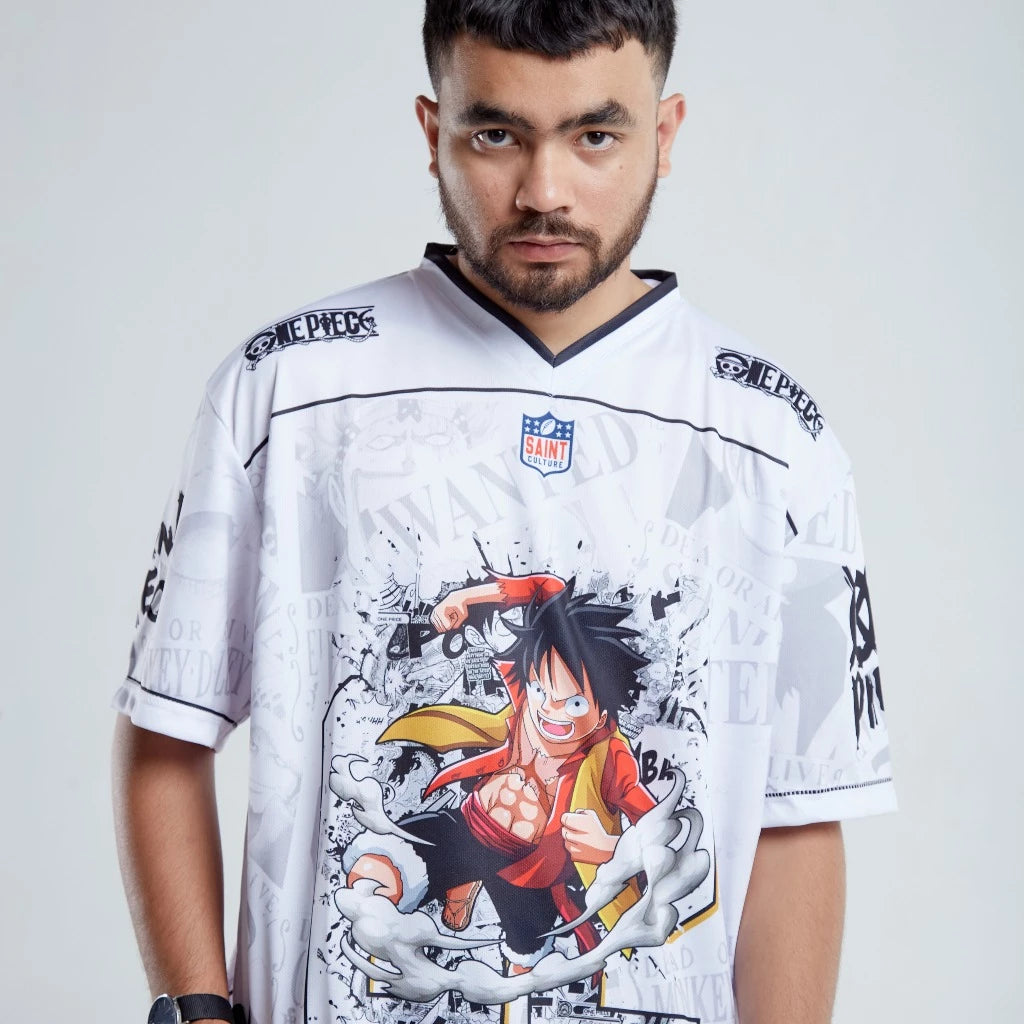 Luffy White — Marineford Verse Jersey