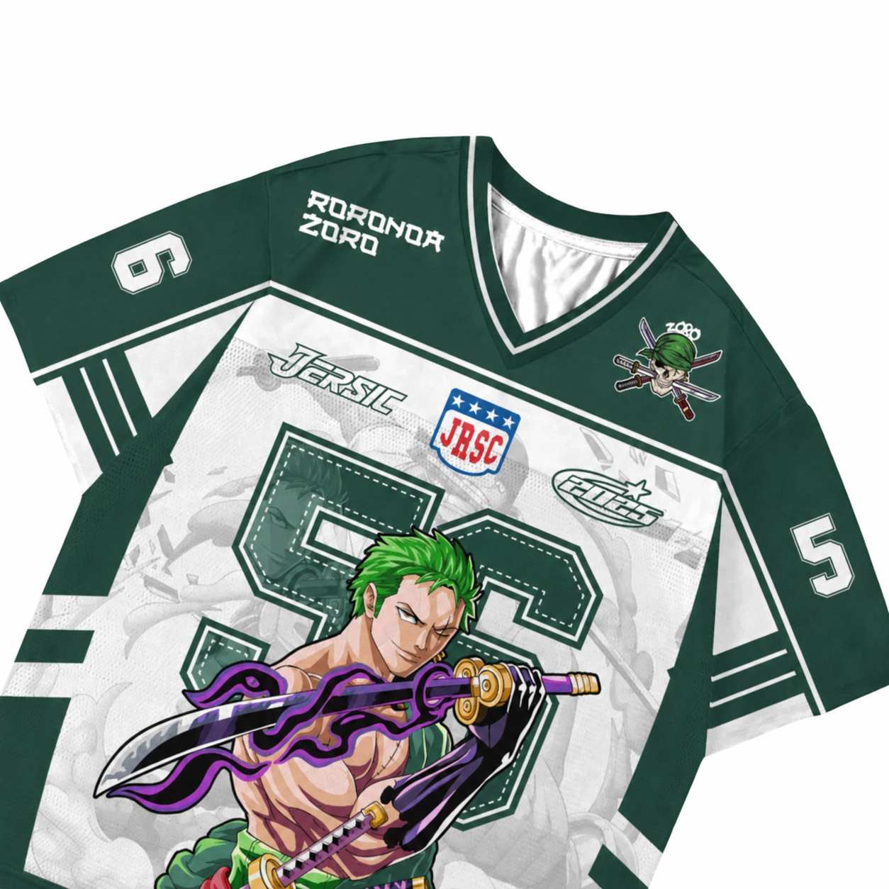 Zoro Green — Demon Blade Verse Jersey