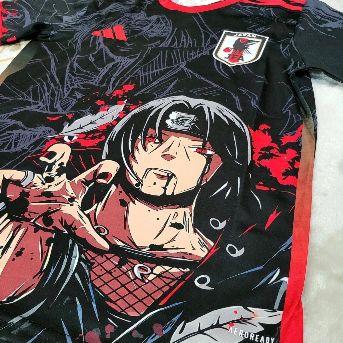 Itachi Uchiha Japan Soccer Anime Jersey - Gleame